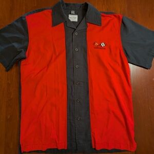 David Carey Corvette SS Button Down Shirt, Size Large